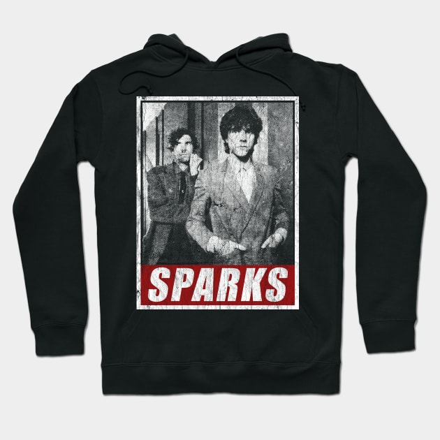 Vintage Gift Sparks in Concert Hoodie by MuscularRobot